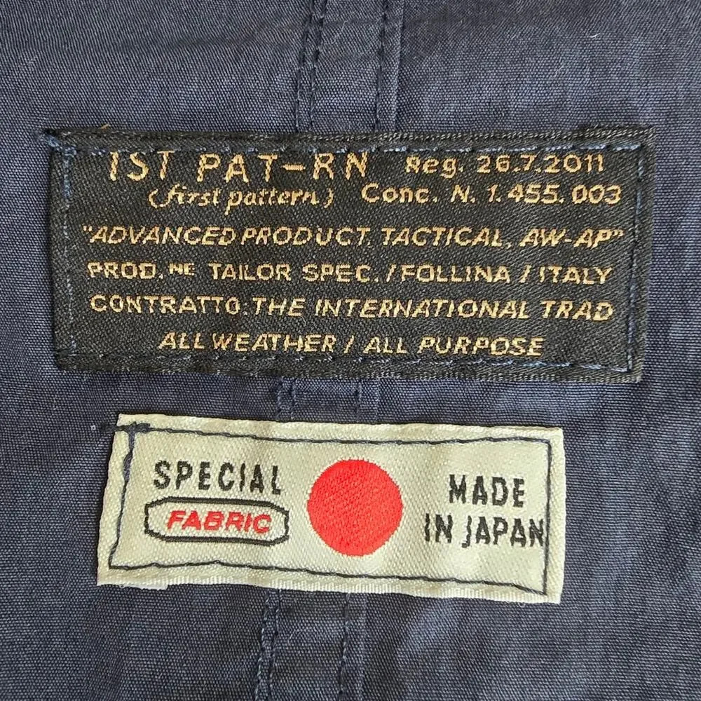 1st‎ PAT-RN Cruiser Utility Jacket Navy Japanese Fabric Size S